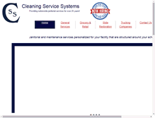 Tablet Screenshot of cleaningservicesystems.com